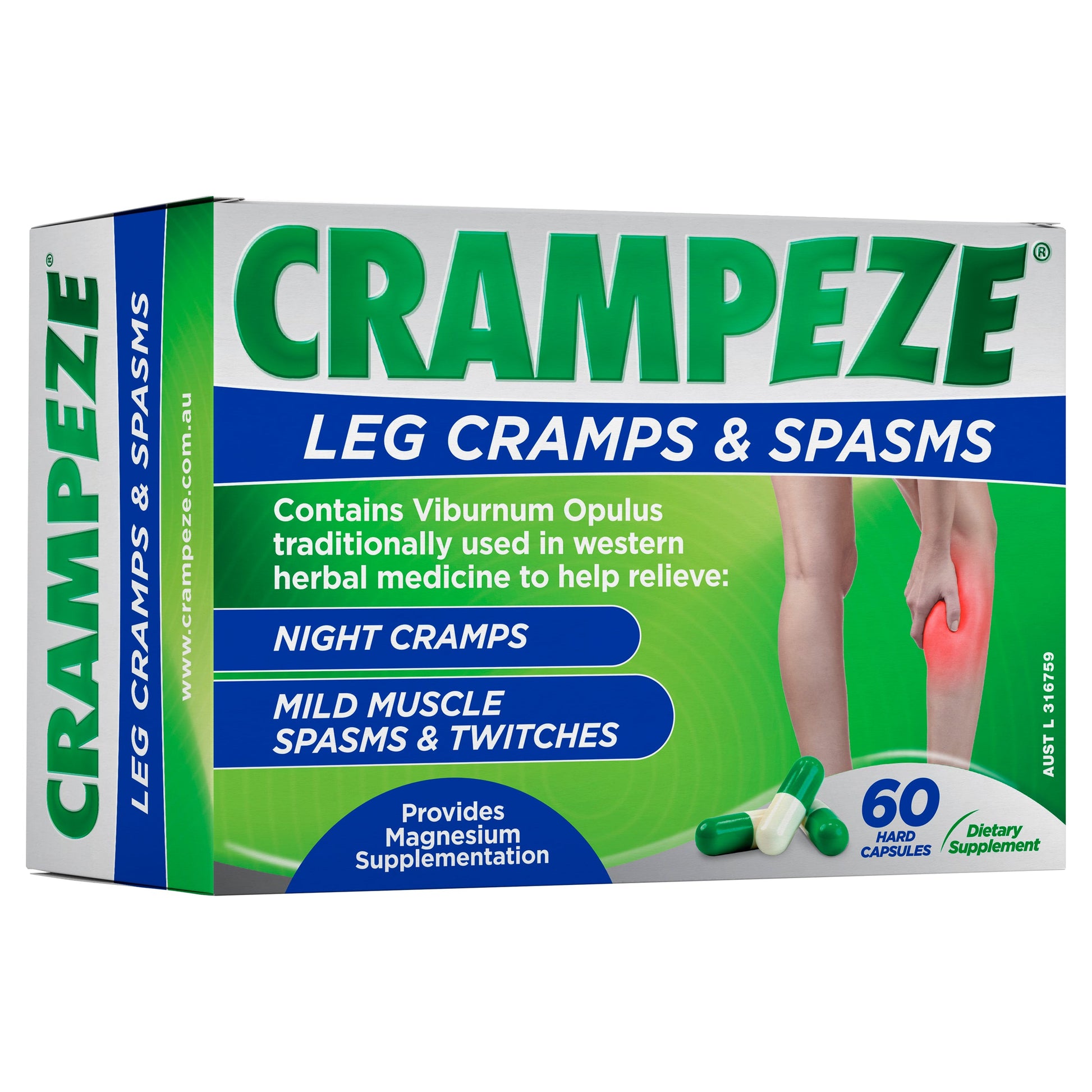 Crampeze Night Cramps 60 Capsules - Cutprice Online