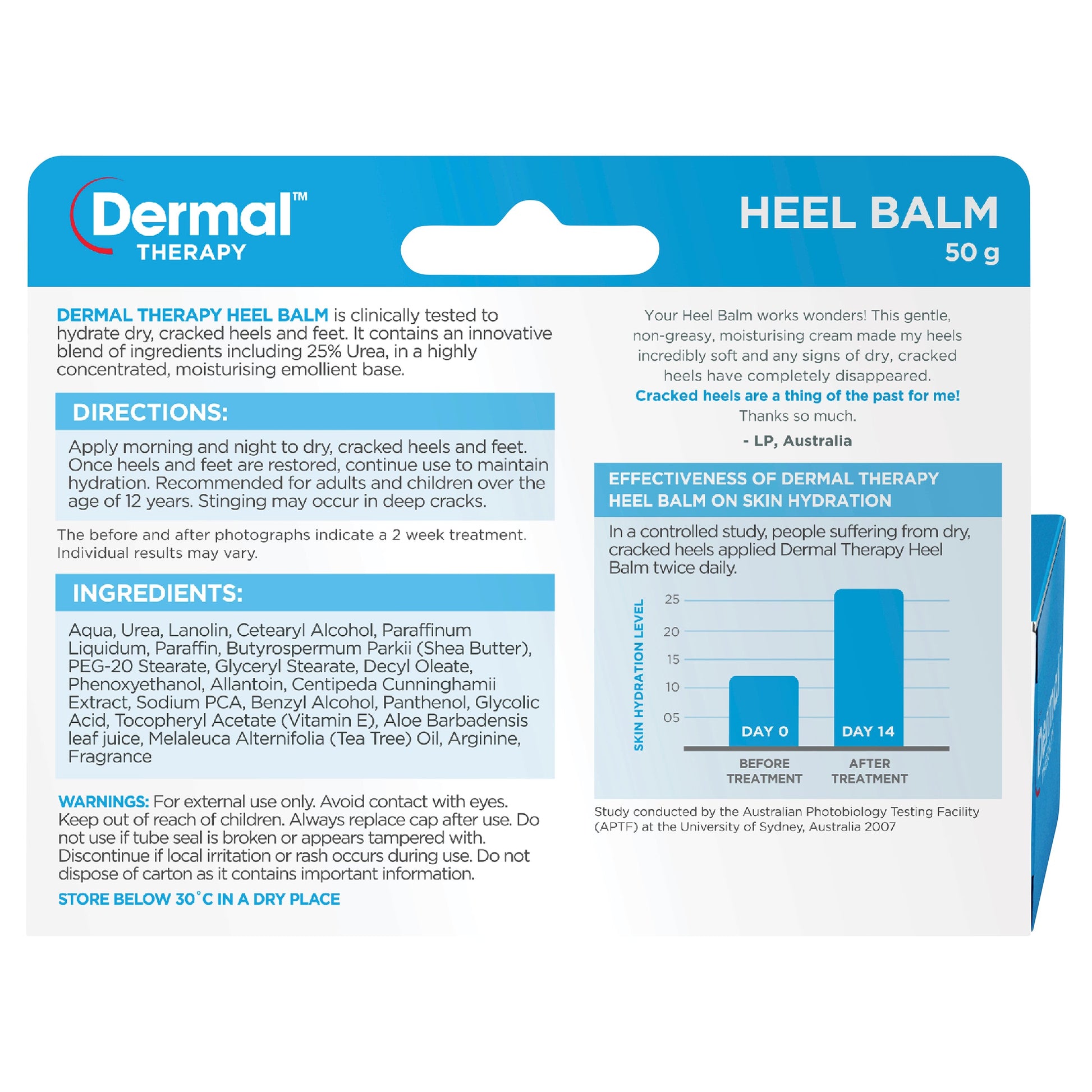 Dermal Therapy Heel Balm 50g - Cutprice Online