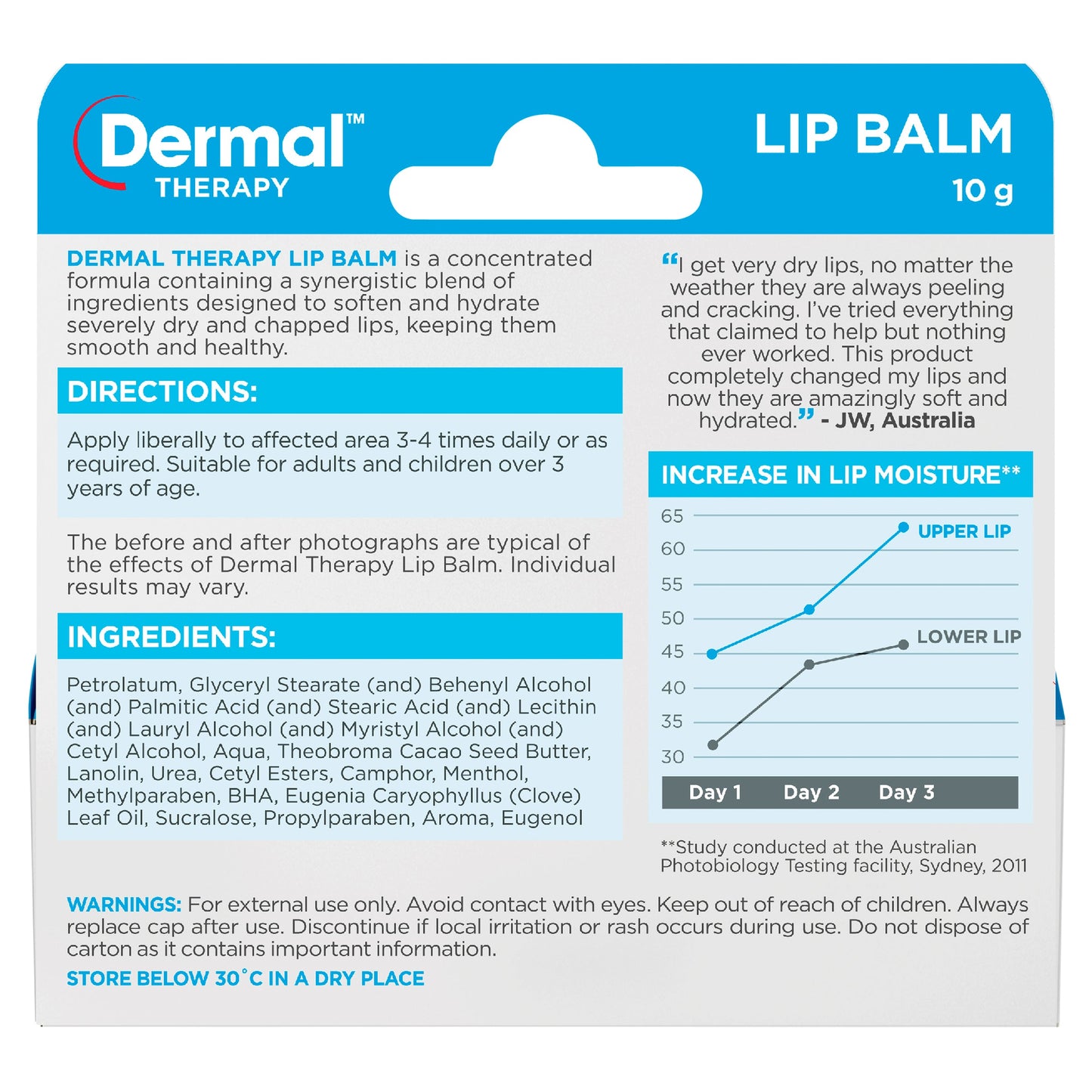 Dermal Therapy Lip Balm 10g - Cutprice Online