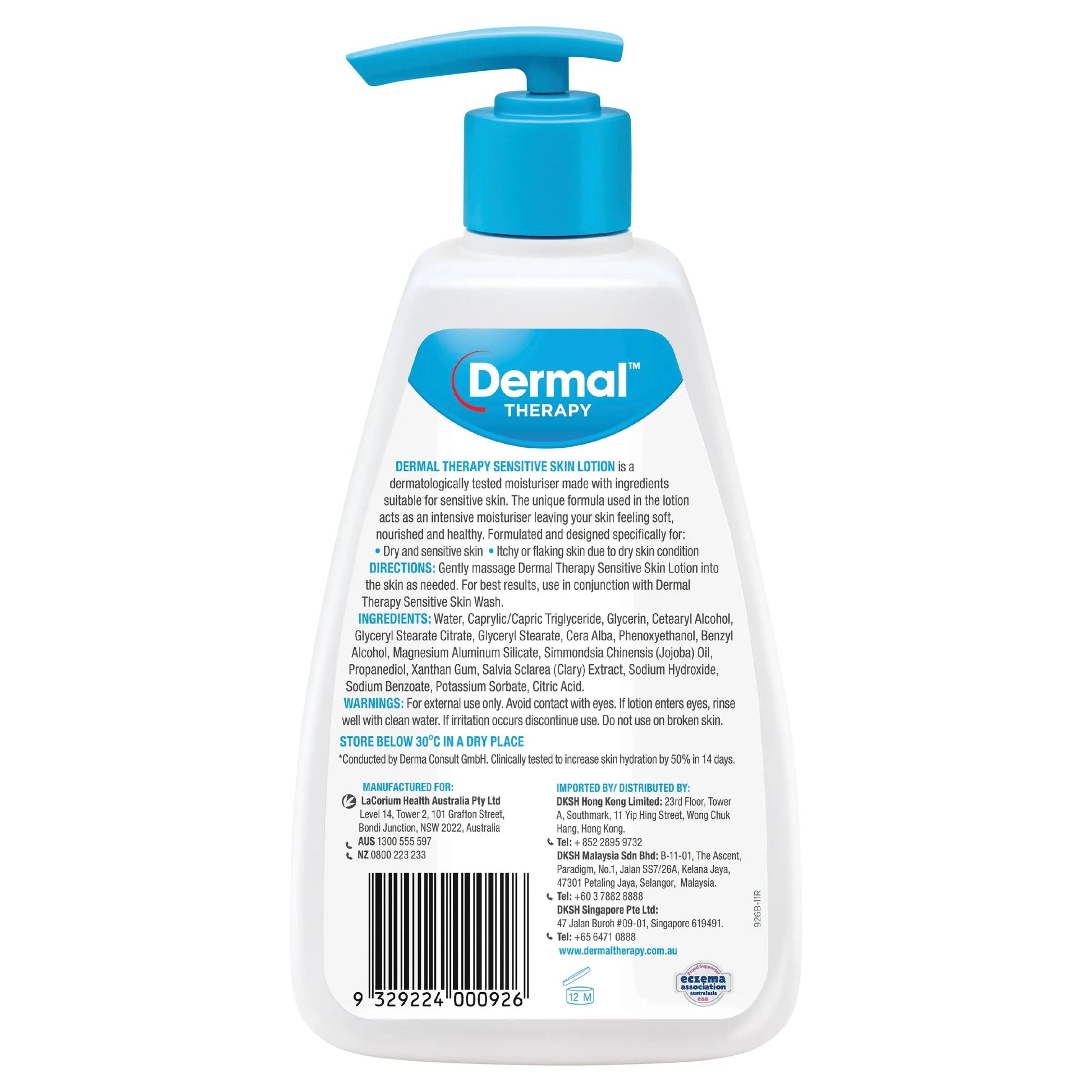 Dermal Therapy Sensitive Skin Lotion 250ml DERMAL THERAPY