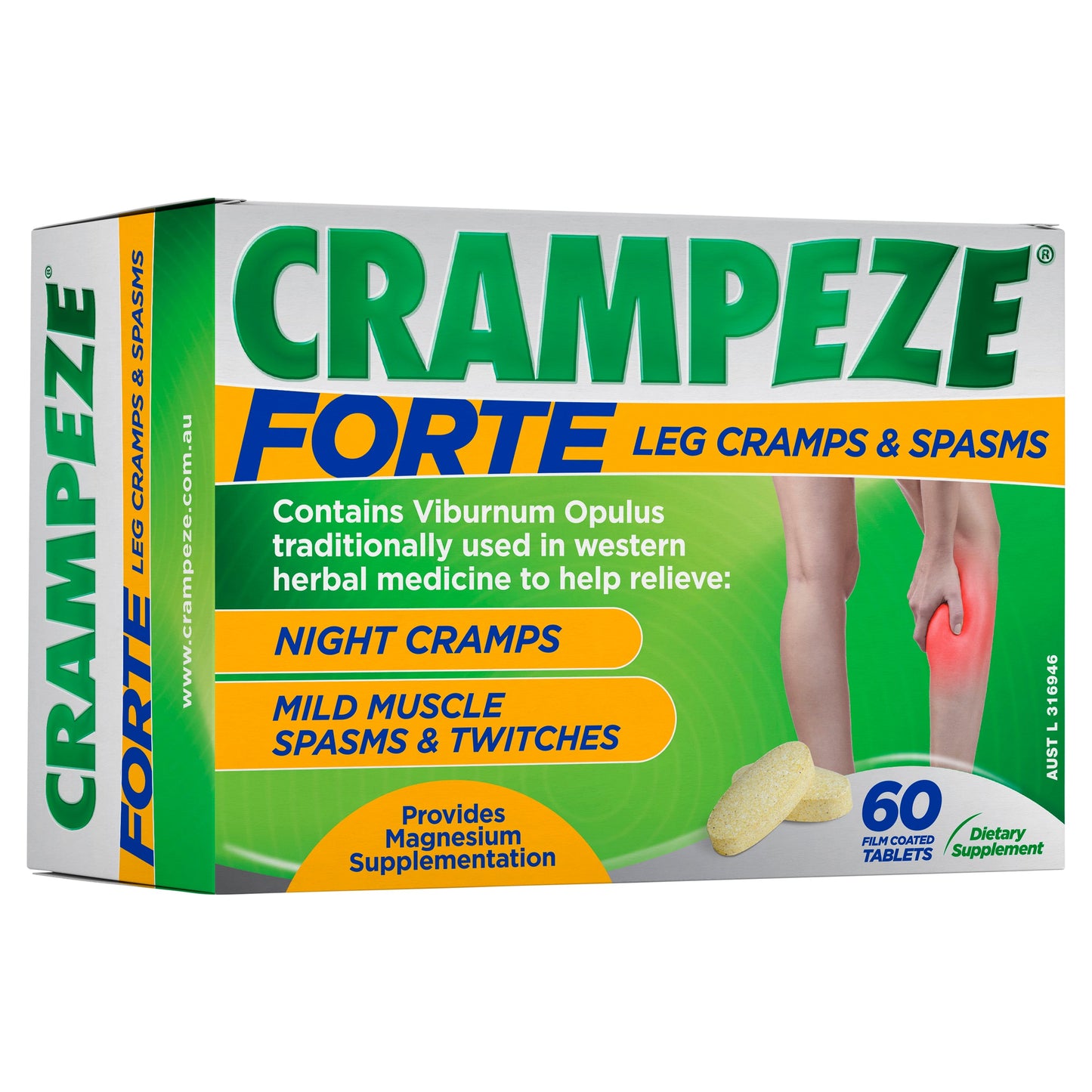 Crampeze Forte 60 Tablets - Cutprice Online