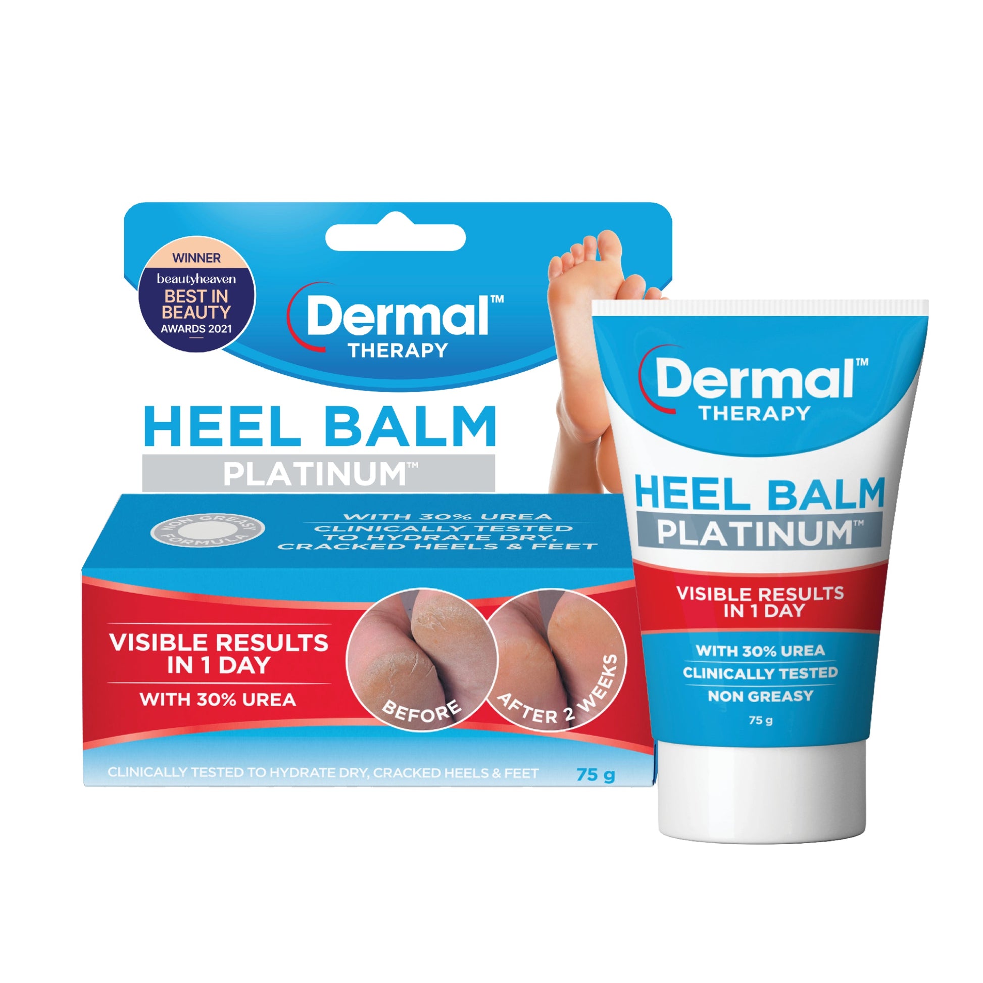 Dermal Therapy Platinum Heel Balm 75g - Cutprice Online