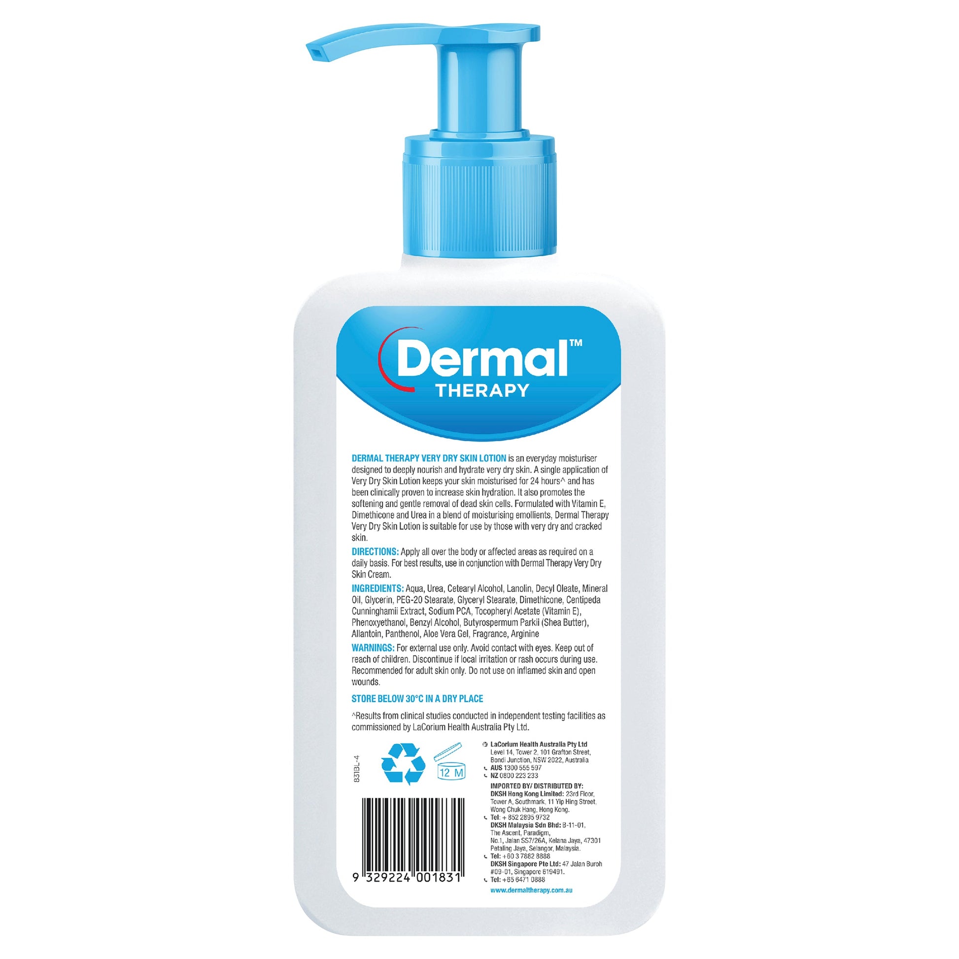 Dermal Therapy Very Dry Skin Lotion 500ml - Cutprice Online