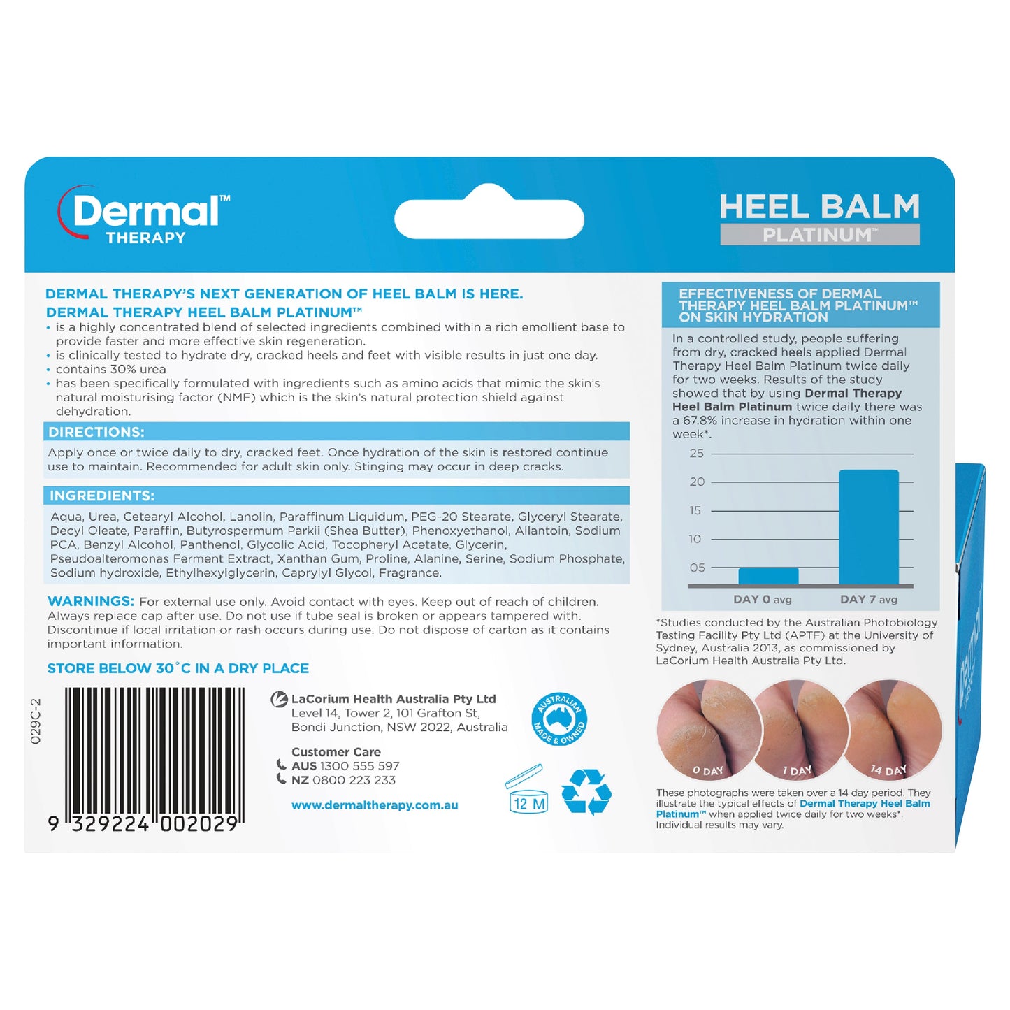Dermal Therapy Heel Balm Platinum 125g - Cutprice Online