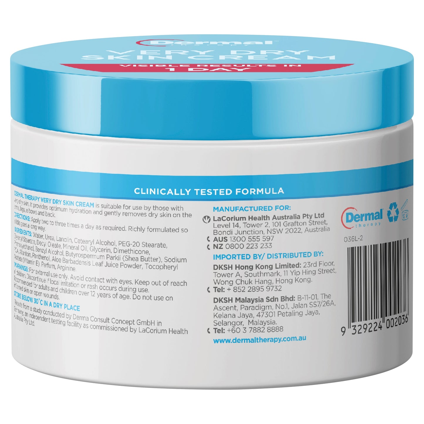 Dermal Therapy Very Dry Skin Cream  250g - Cutprice Online