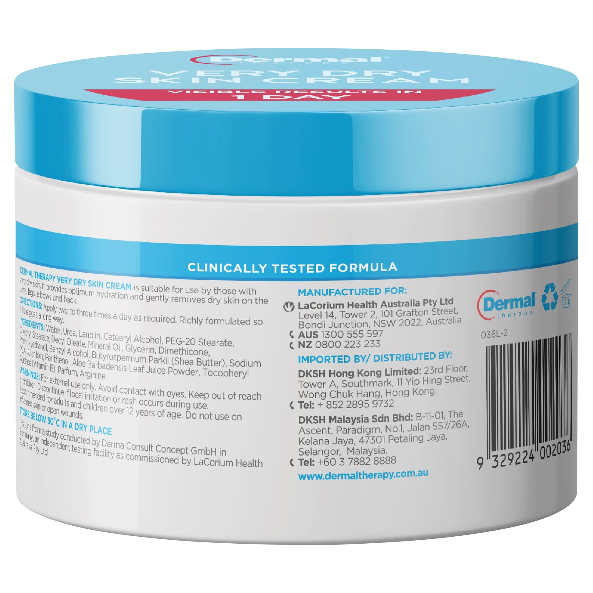 Dermal Therapy Very Dry Skin Cream  250g - Cutprice Online
