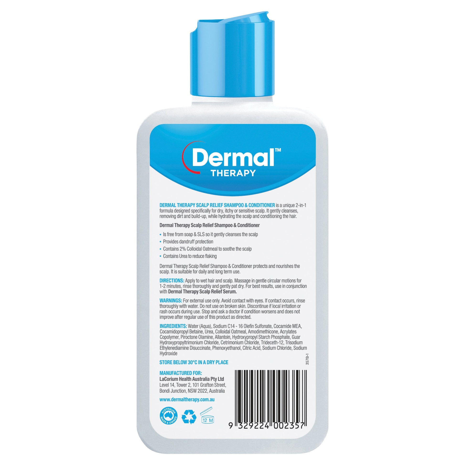 Dermal Therapy Scalp Relief Shampoo & Conditioner 210ml - Cutprice Online