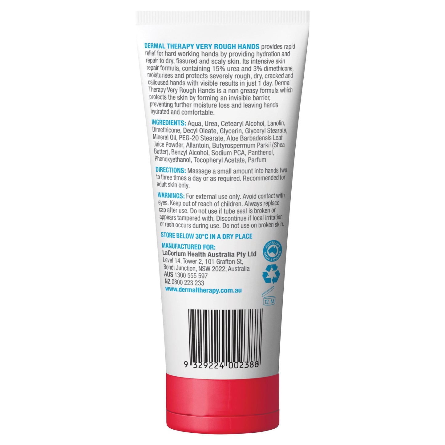 DERMAL THERAPY ROUGH HAND CREAM 100G - Cutprice Online
