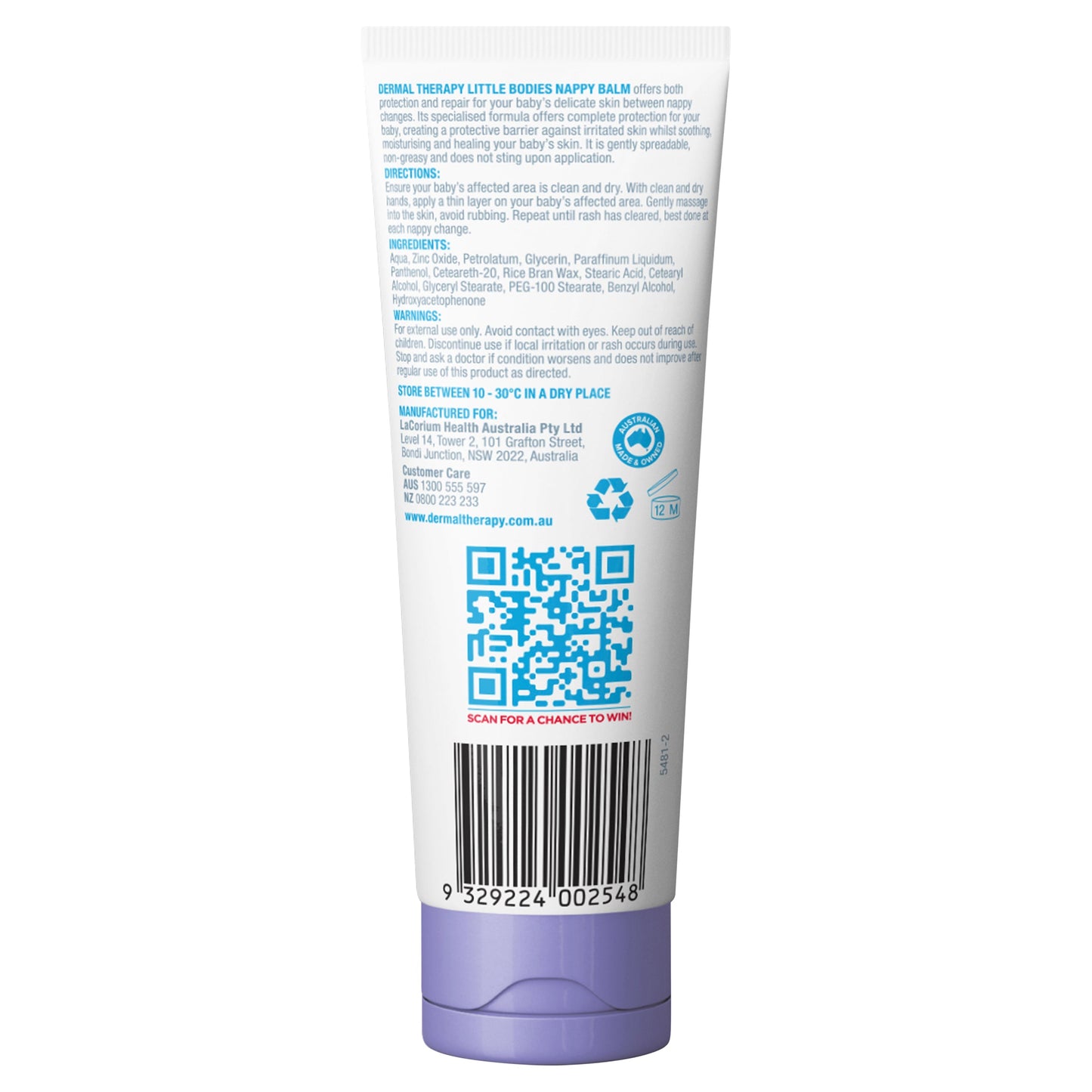 Dermal Therapy Little Bodies Nappy Balm 100g - Cutprice Online
