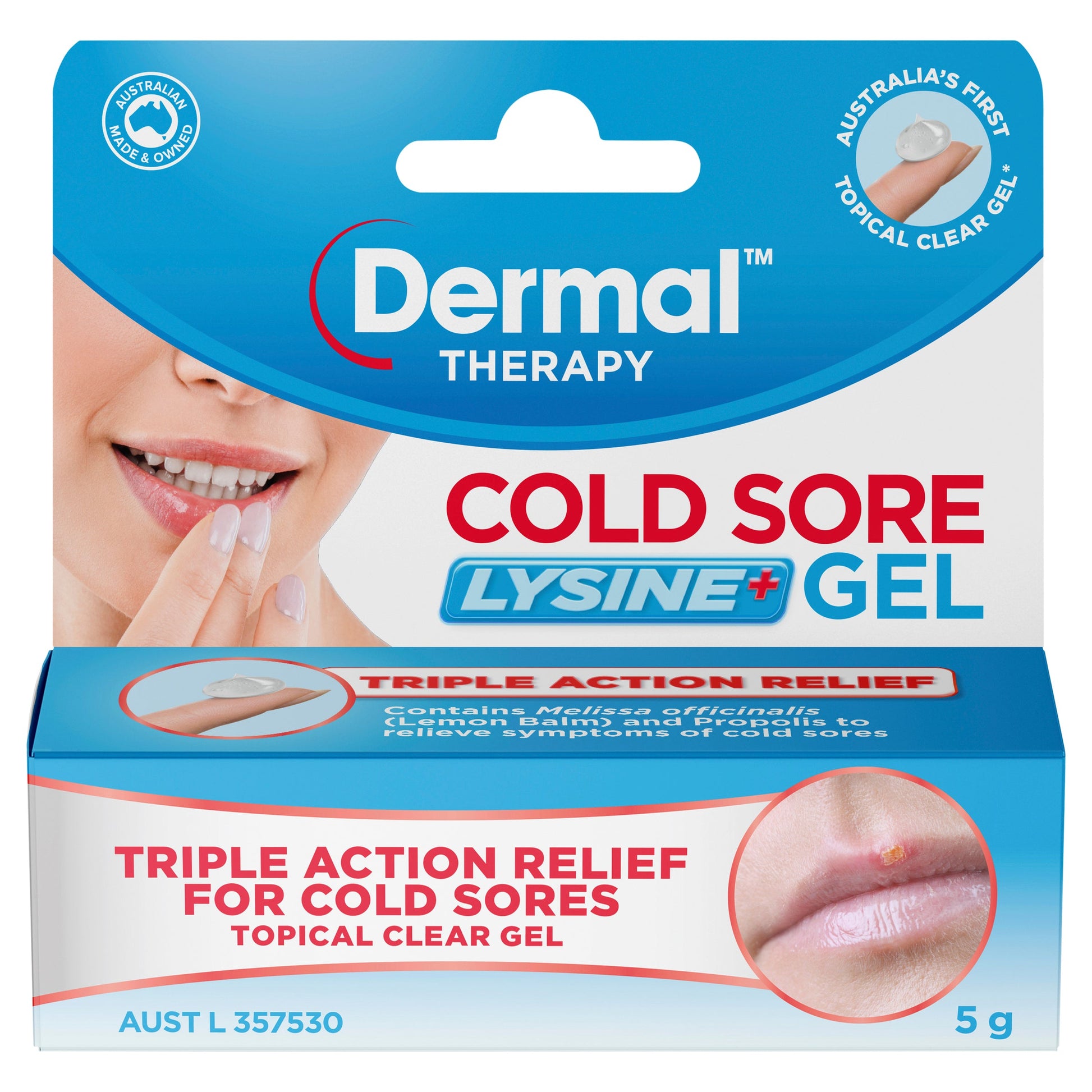 Dermal Therapy Cold Sore Lysine+ Gel 5g - Cutprice Online