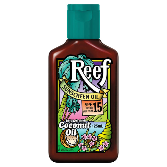 Reef Dark Sun Tan Oil SPF 15+ Coconut - 125mL - Cutprice Online
