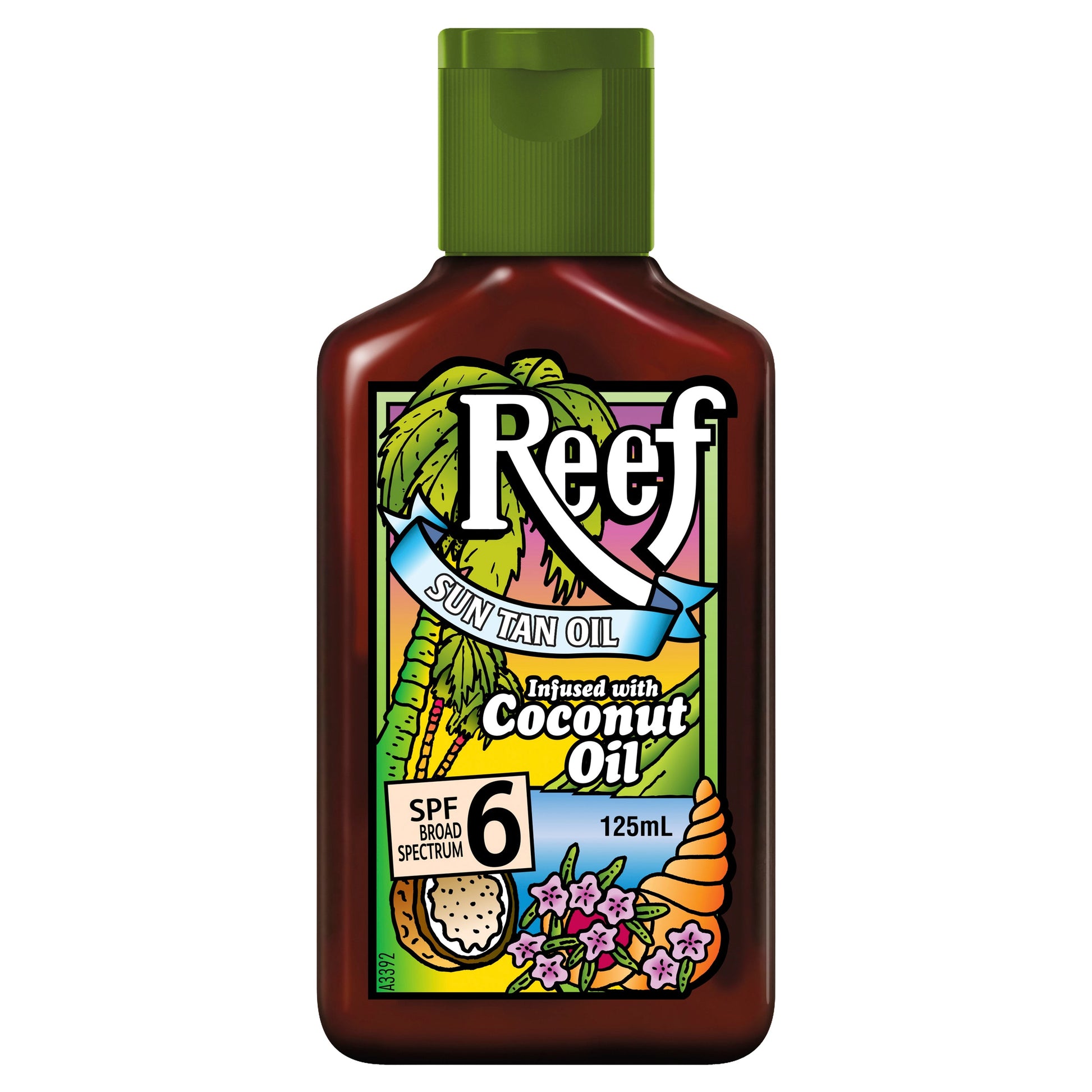 Reef Dark Sun Tan Oil SPF 6+ Coconut - 125mL - Cutprice Online