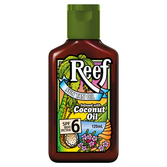 Reef Dark Sun Tan Oil SPF 6+ Coconut - 125mL - Cutprice Online