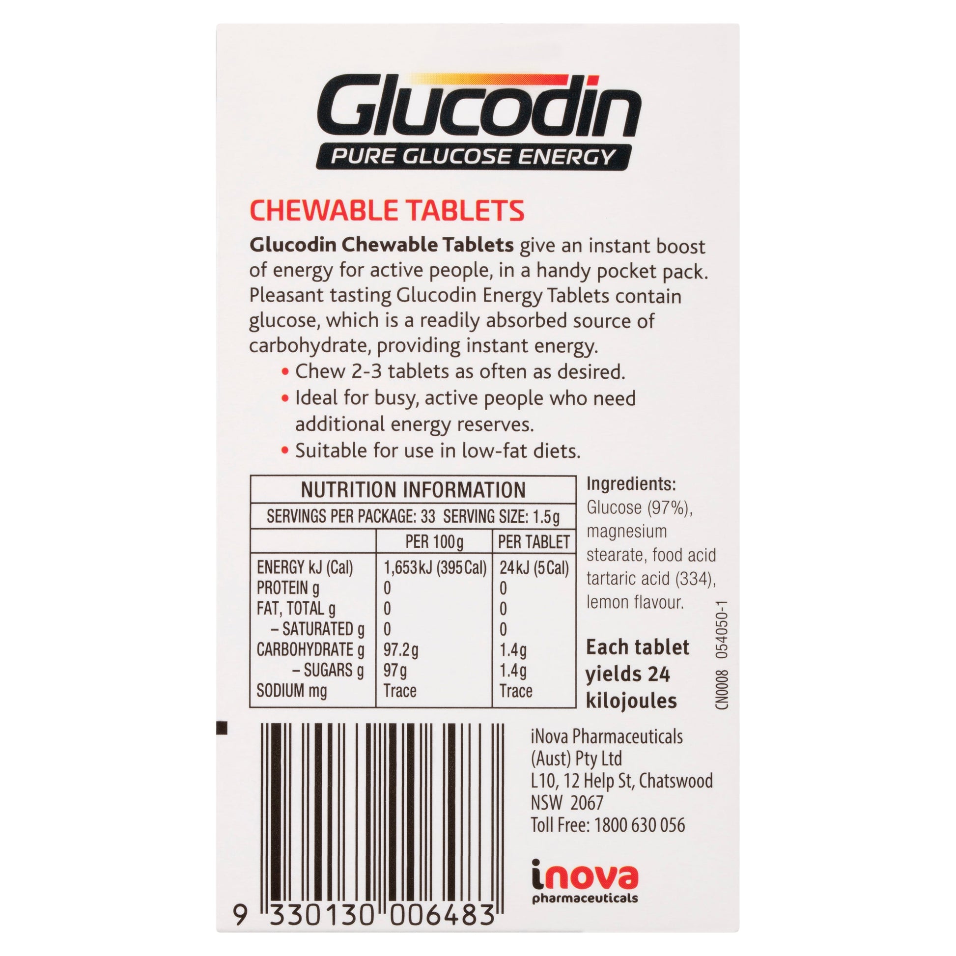 Glucodin Tab 50g - Cutprice Online