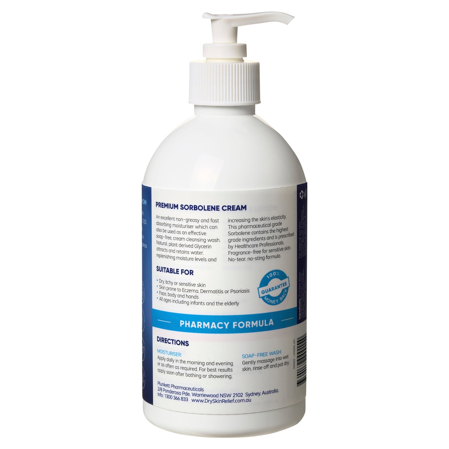 Plunkett's Dry Skin Relief Premium Sorbolene 10% Glycerin 500 ML - Cutprice Online