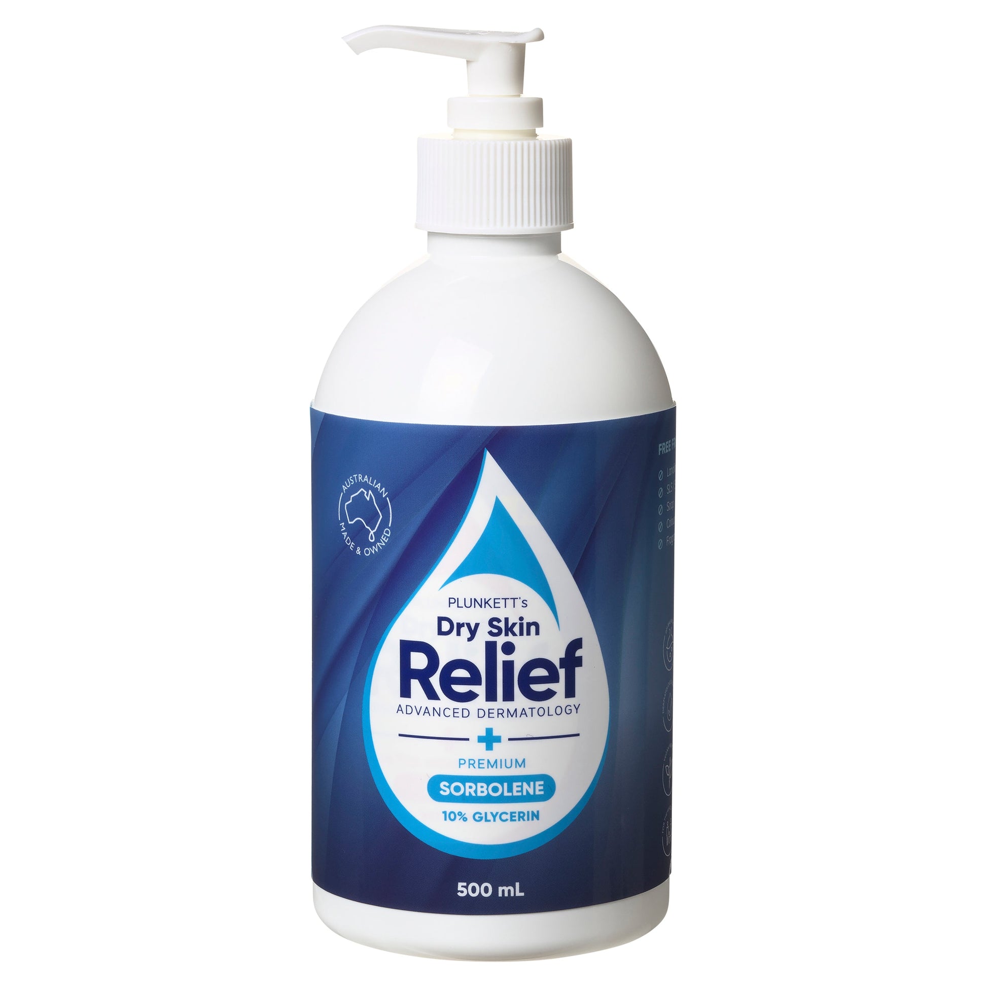 Plunkett's Dry Skin Relief Premium Sorbolene 10% Glycerin 500 ML - Cutprice Online