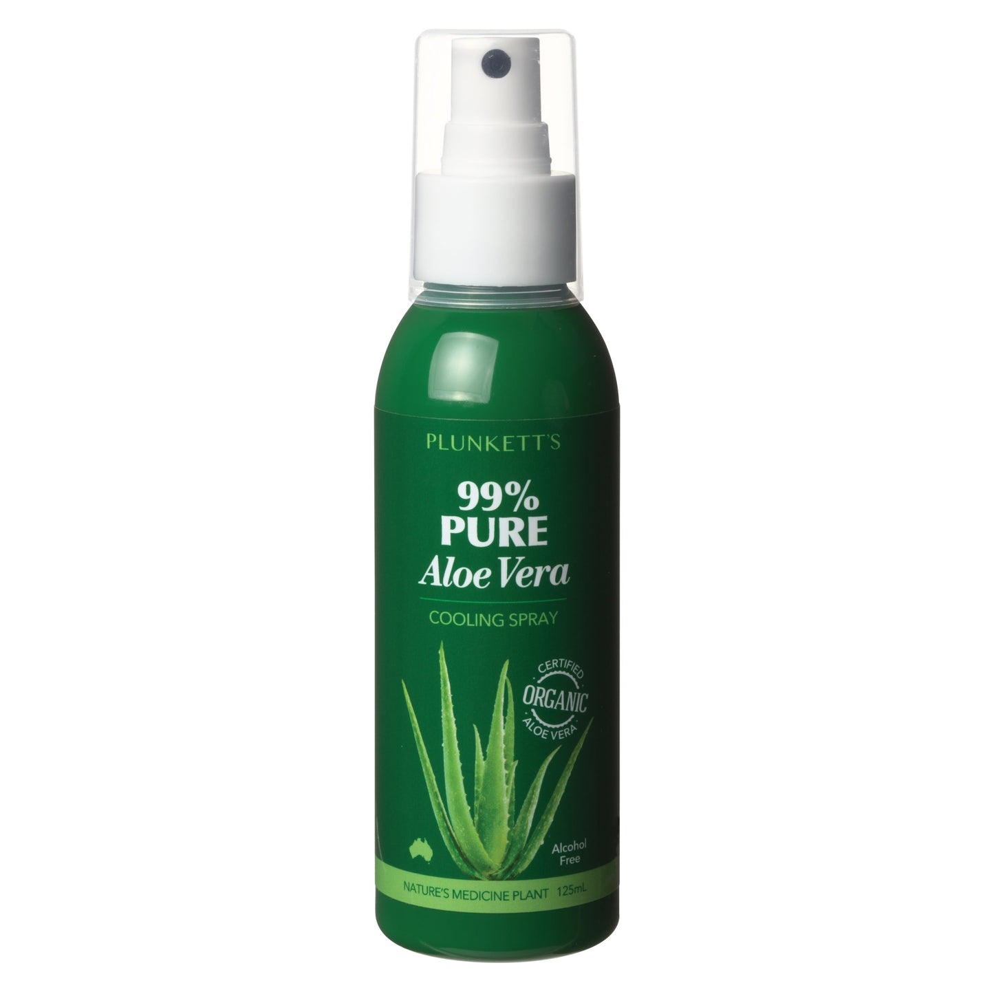 Plunkett Pure Aloe Vera 99% Spray 125ml - Cutprice Online