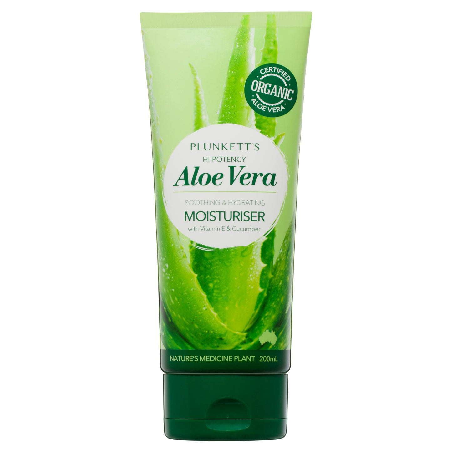 Plunkett Pure Aloe Vera 90% Moisturiser 200ml - Cutprice Online