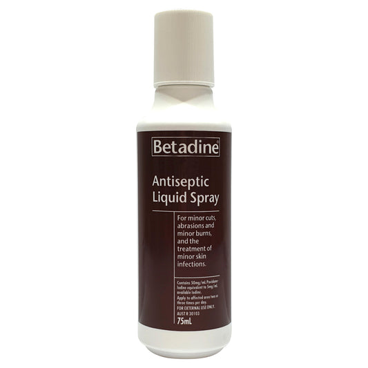 Betadine Antiseptic Liquid Spray 75ml - Cutprice Online