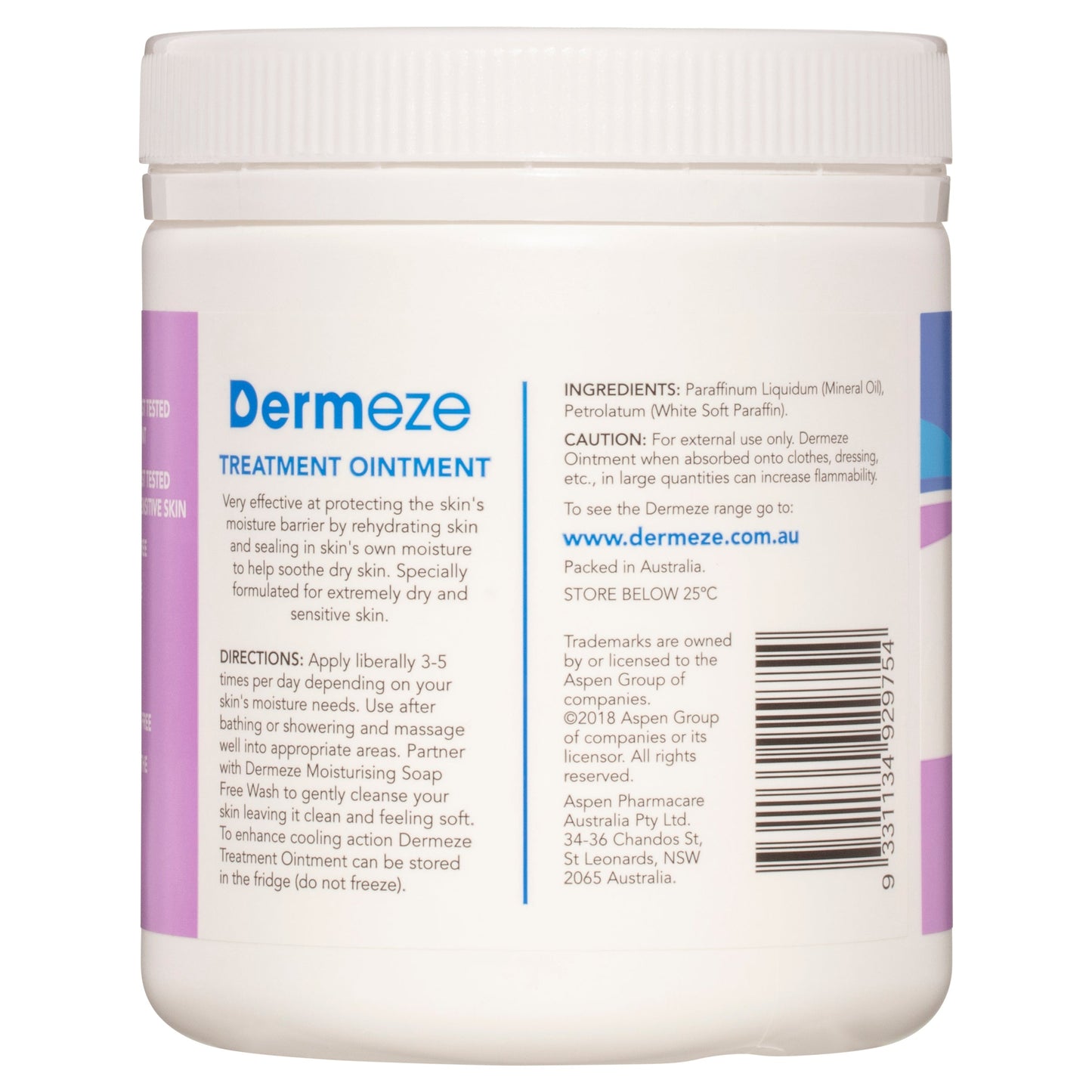 Dermeze Treatment Ointment 500g - Cutprice Online