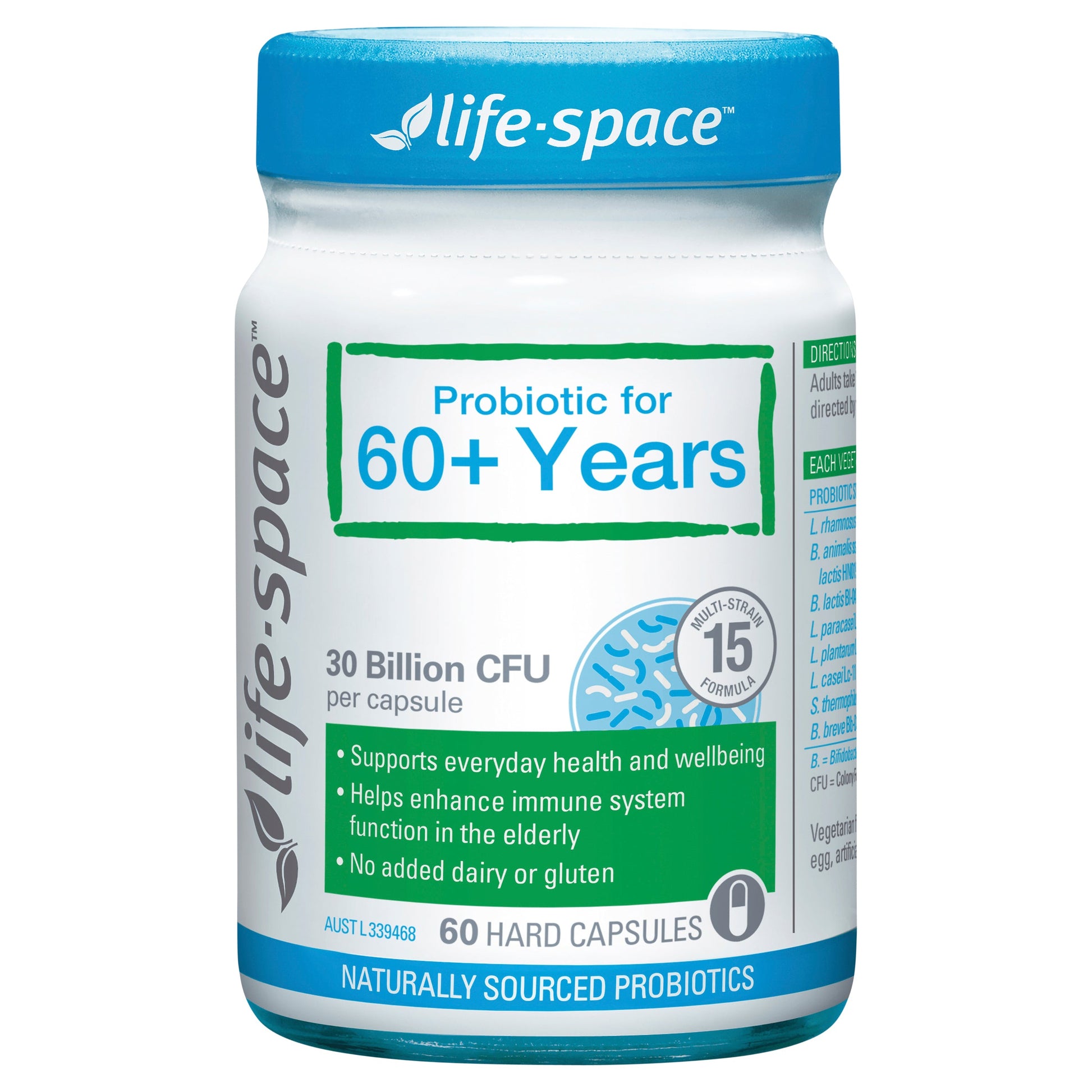 Life Space Probiotic For 60+ Years 60 Capsules - Cutprice Online