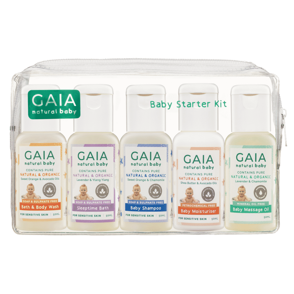 Gaia Natural Baby Starter Kit 5 x 50ml - Cutprice Online