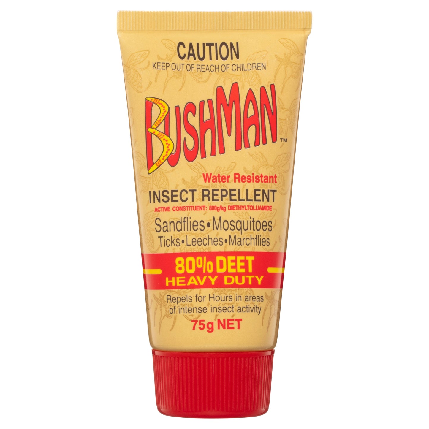 Bushman Heavy Duty 80% Deet Insect Repellent 75g - Cutprice Online