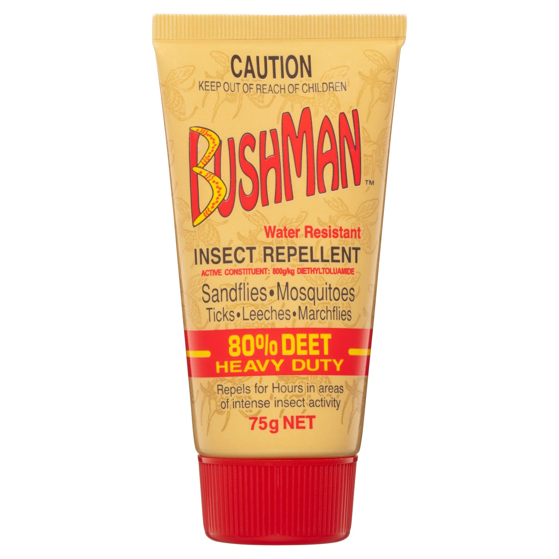 Bushman Heavy Duty 80% Deet Insect Repellent 75g - Cutprice Online