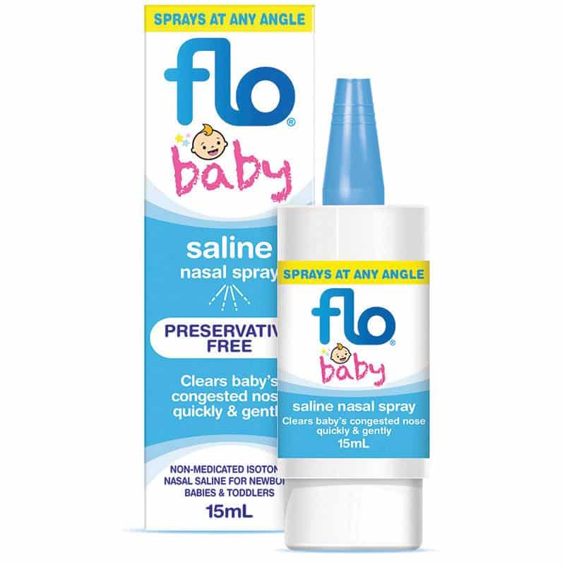 FLO Baby Saline Spray 15mL - Cutprice Online