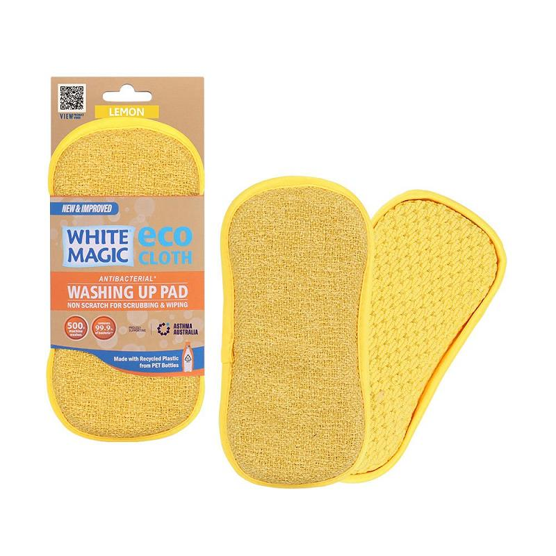 White Magic Washing Up Pad Lemon 1Pk(SINGLE) - Cutprice Online