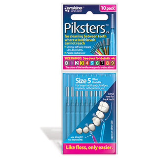 Piksters Inter Brush Size 5 Pack 10 (blue) - Cutprice Online