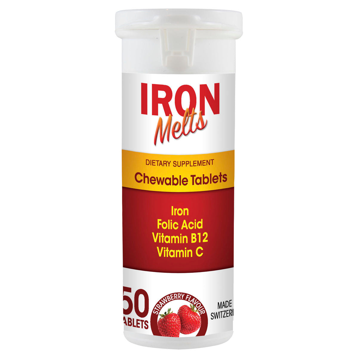 Iron Melts 50 Chewable Tablets - Cutprice Online