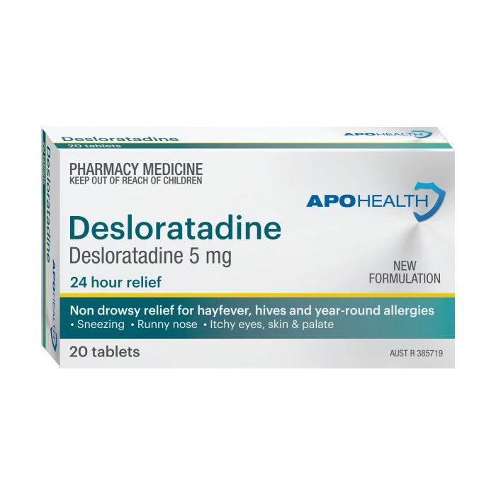 Apohealth Desloratadine 5mg 20 Tablets - Cutprice Online