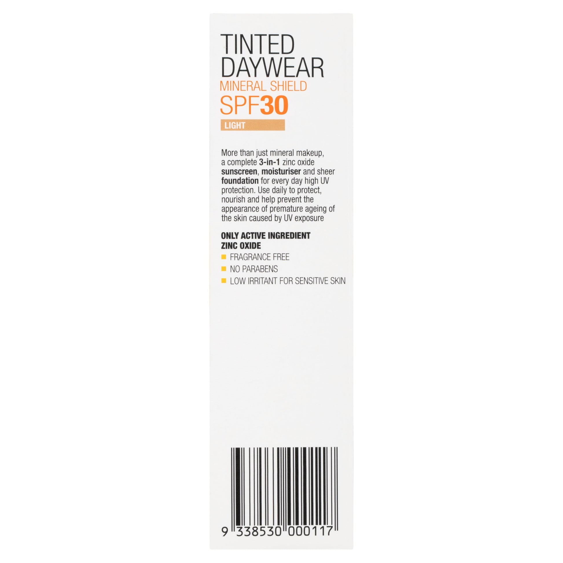 Invisible Zinc Tinted Daywear Light SPF 30+ 50g - Cutprice Online