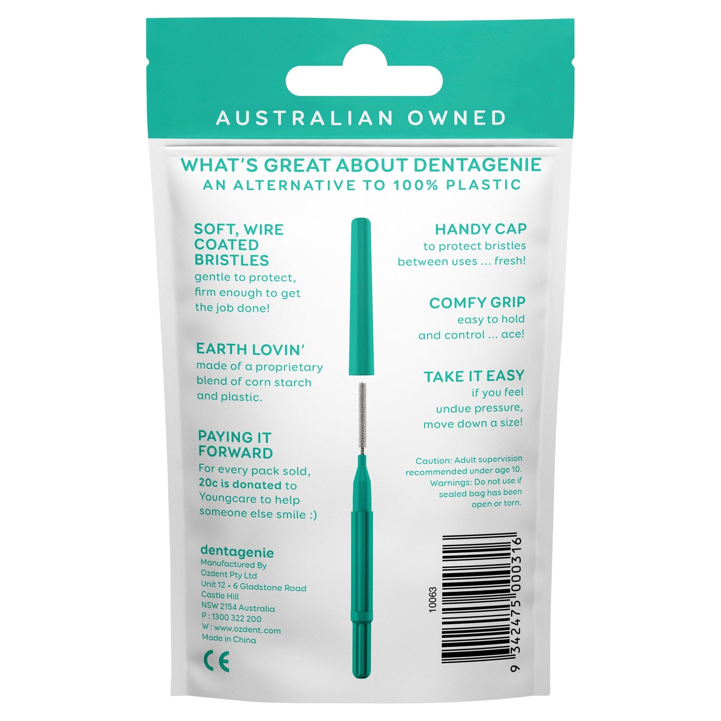 go2 Dentagenie Interdental Brush Moderate 12Pk - Cutprice Online