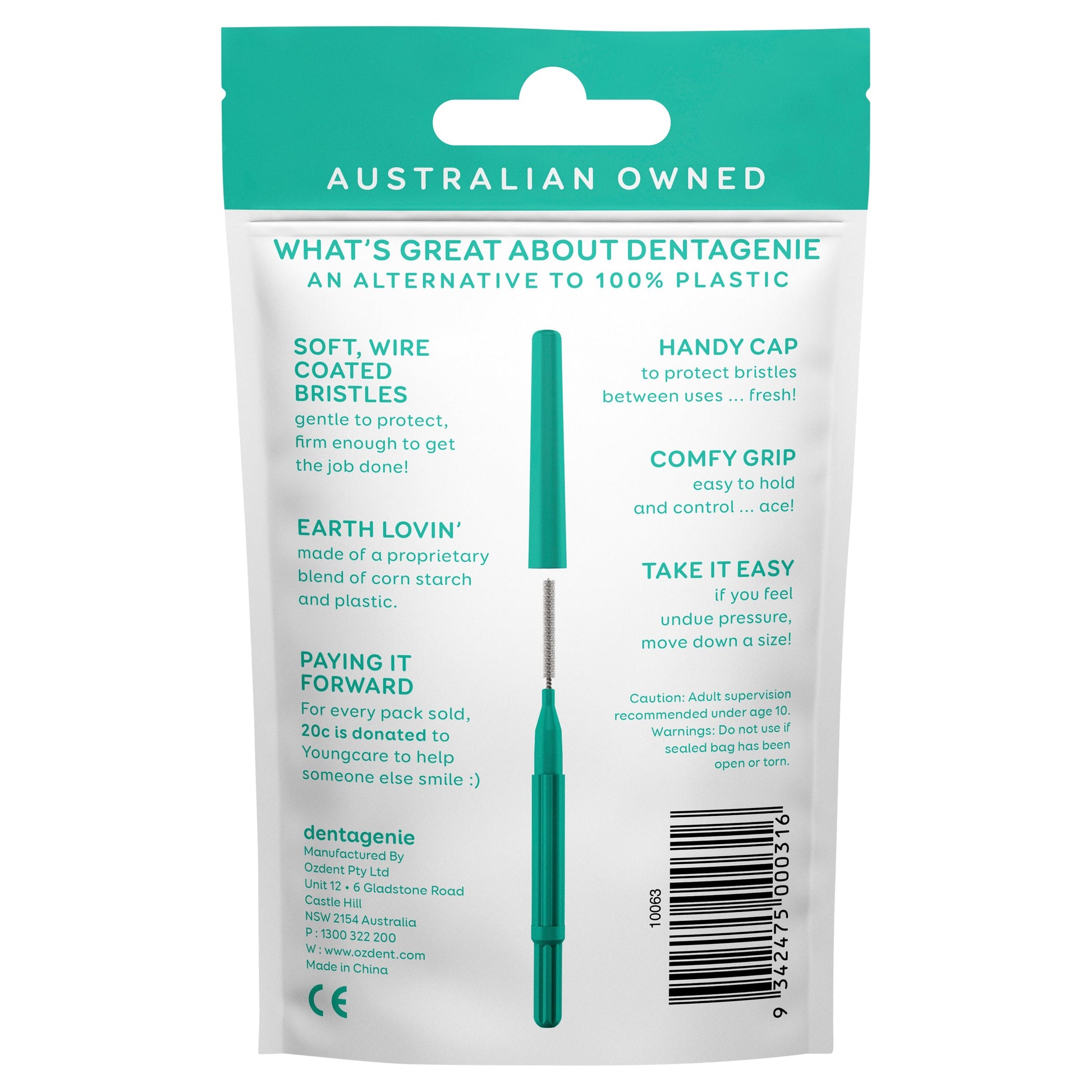 go2 Dentagenie Interdental Brush Moderate 12Pk - Cutprice Online