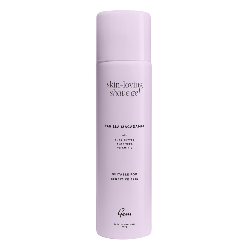 GEM Skin-Loving Shaving Gel - Vanilla Macadamia 195g