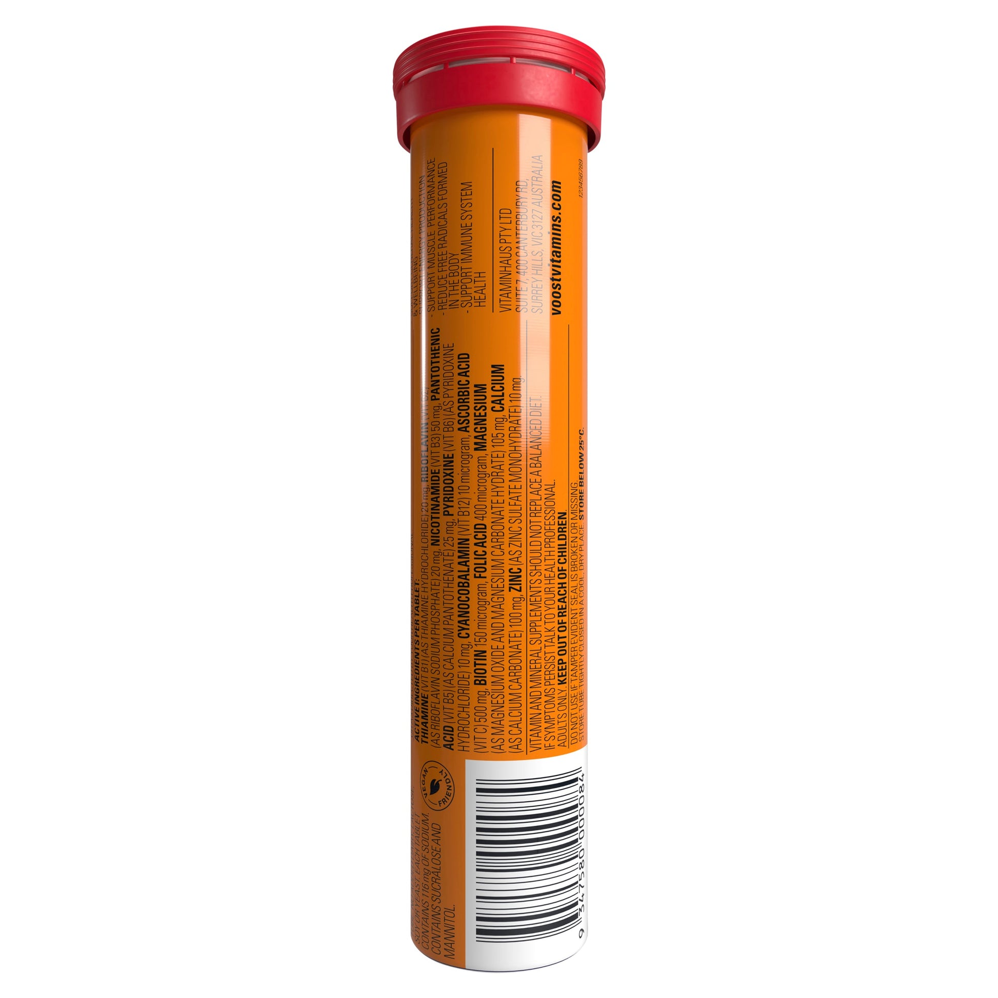 VÖOST Vitamin B+ Performance Effervescent 20 Tablets - Cutprice Online