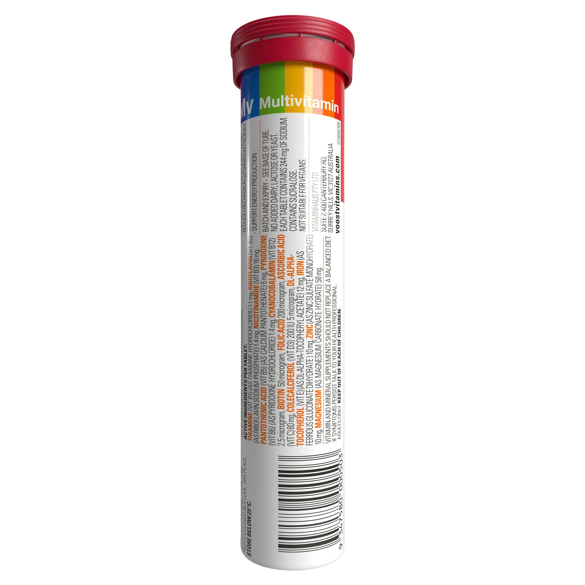 VÖOST Multivitamin Effervescent 20 Pack - Cutprice Online