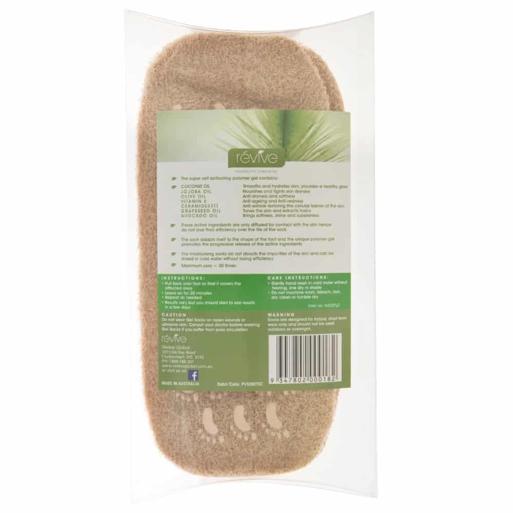 Révive Moisturising Gel Socks with Coconut Oil - Cutprice Online