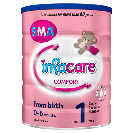 SMA INFACARE COMFORT INFANT PWDR 0-6M  850G - Cutprice Online