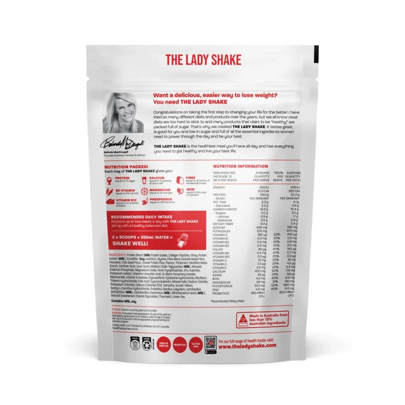 The Lady Shake Salted Caramel 840g