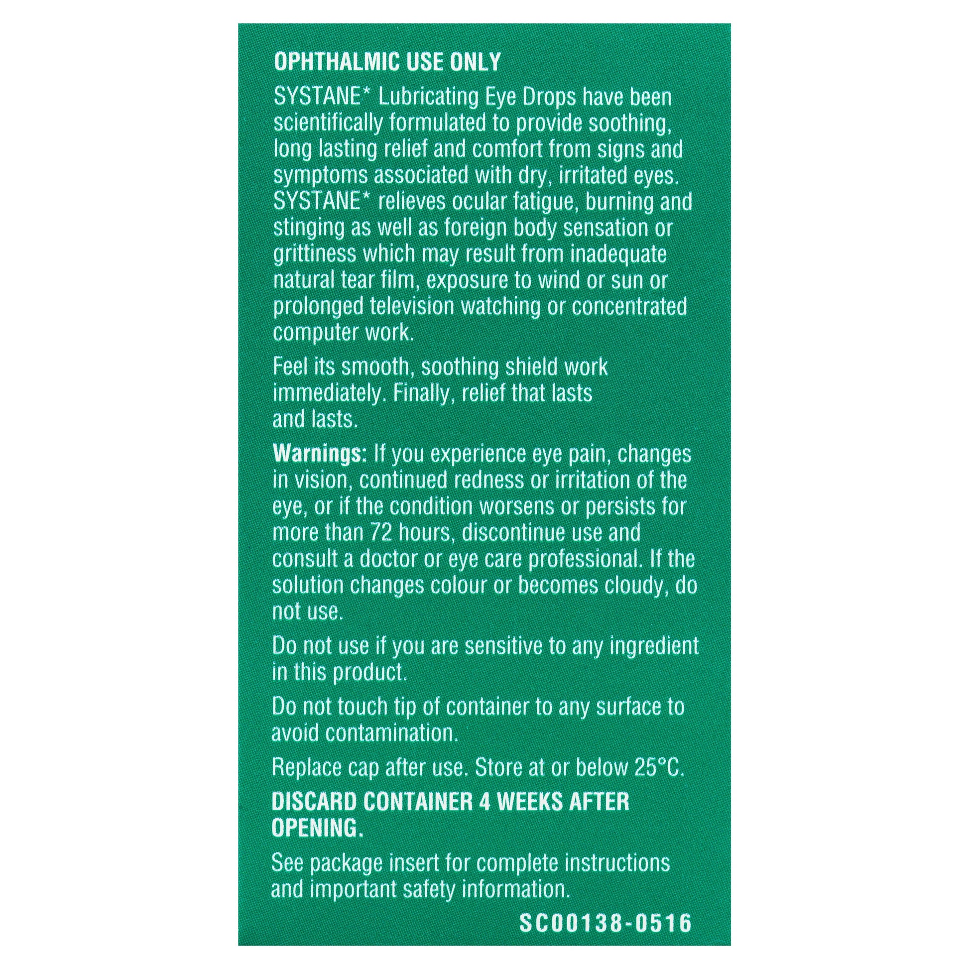 Systane Lubricating Eye Drops 15ml - Cutprice Online