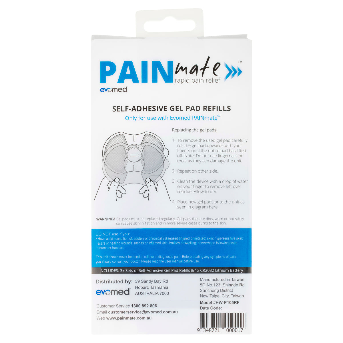 Pain Mate Tens Device Refill Pack - Cutprice Online