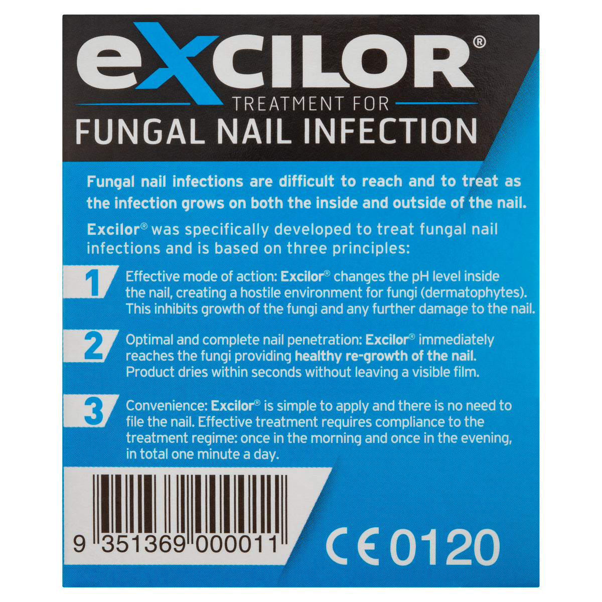 Excilor Nail Fungus Treatment Solution & Brush 3.3ml - Cutprice Online