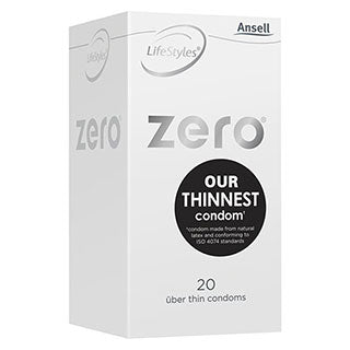 LifeStyles Zero Condoms 20 Pack - Cutprice Online