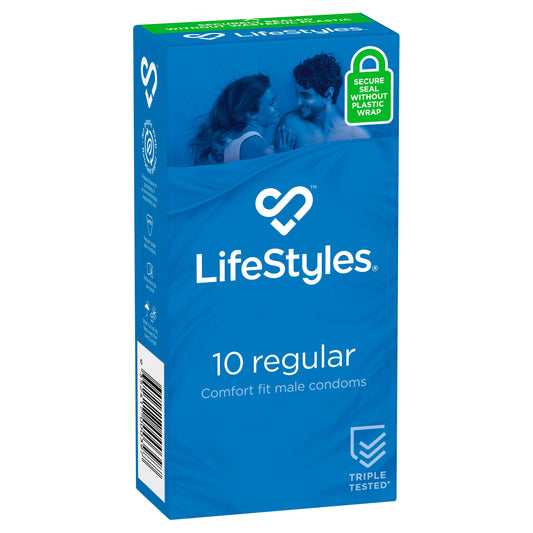 LifeStyles Condoms Regular 10 Pack - Cutprice Online
