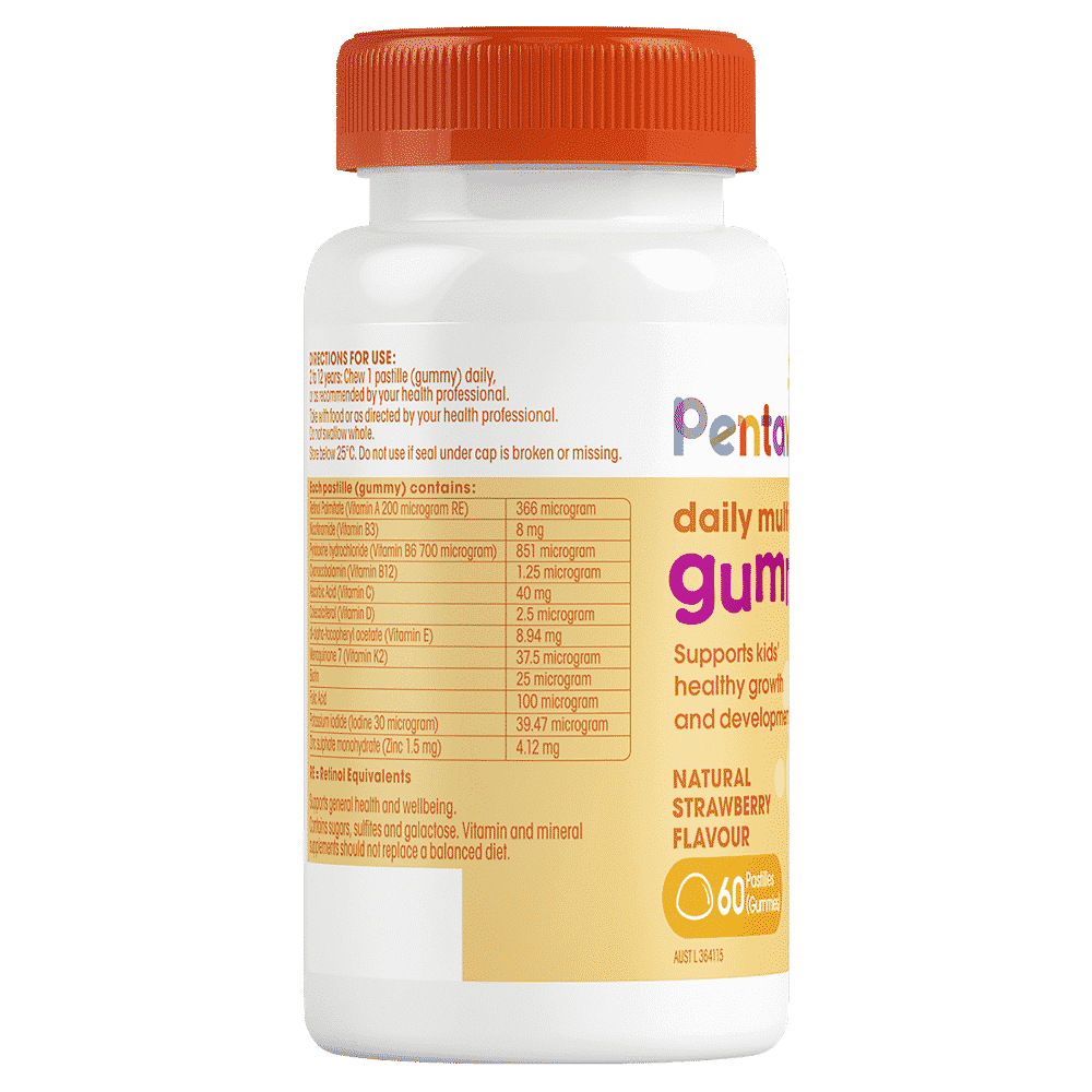 Pentavite Daily Multivitamin Kids Gummies 60 Gummies - Cutprice Online