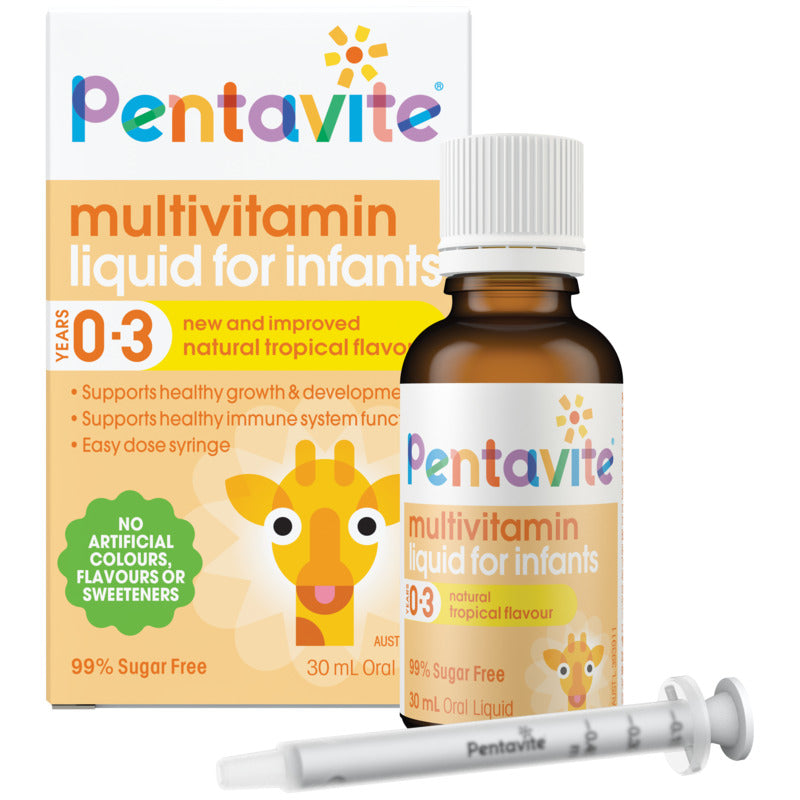 Pentavite Multivitamin Liquid for Infants 30mL - Cutprice Online