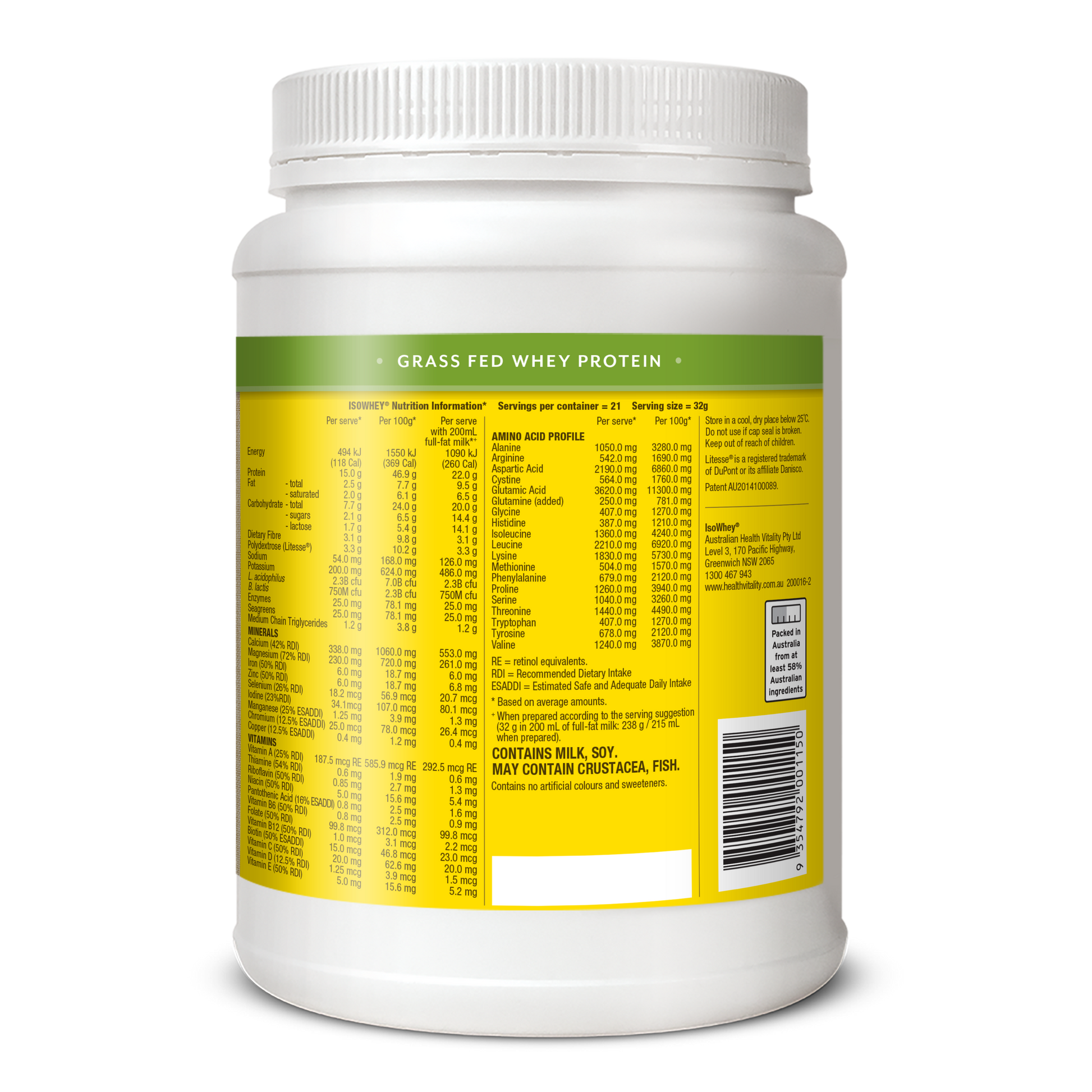 IsoWhey Complete Banana Smoothie 672g - Cutprice Online
